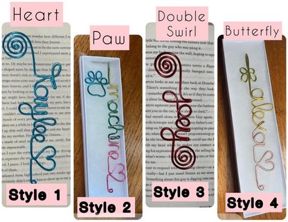 Custom Wire Bookmark
